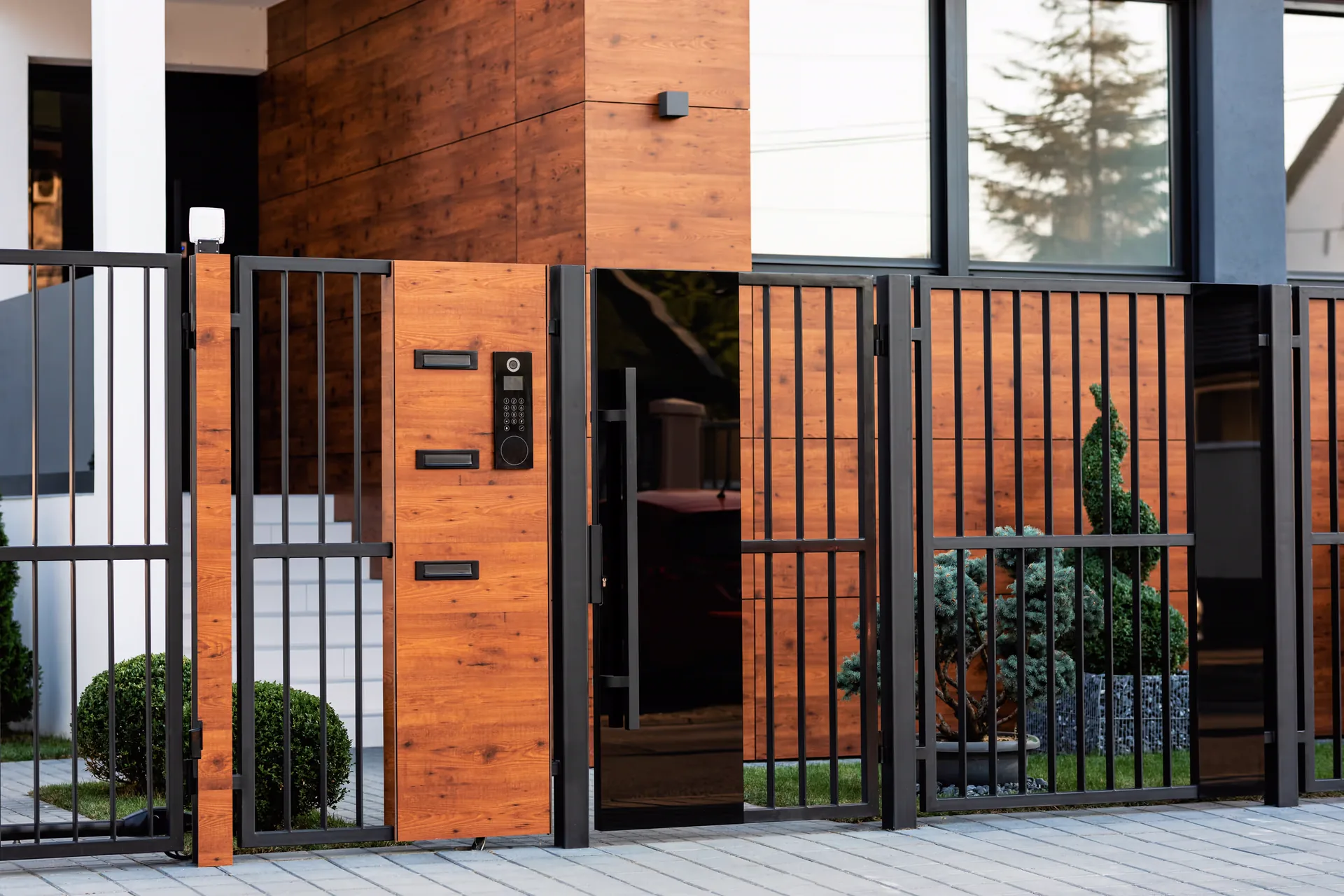 Commercial gate installation by Kingsley Build Group